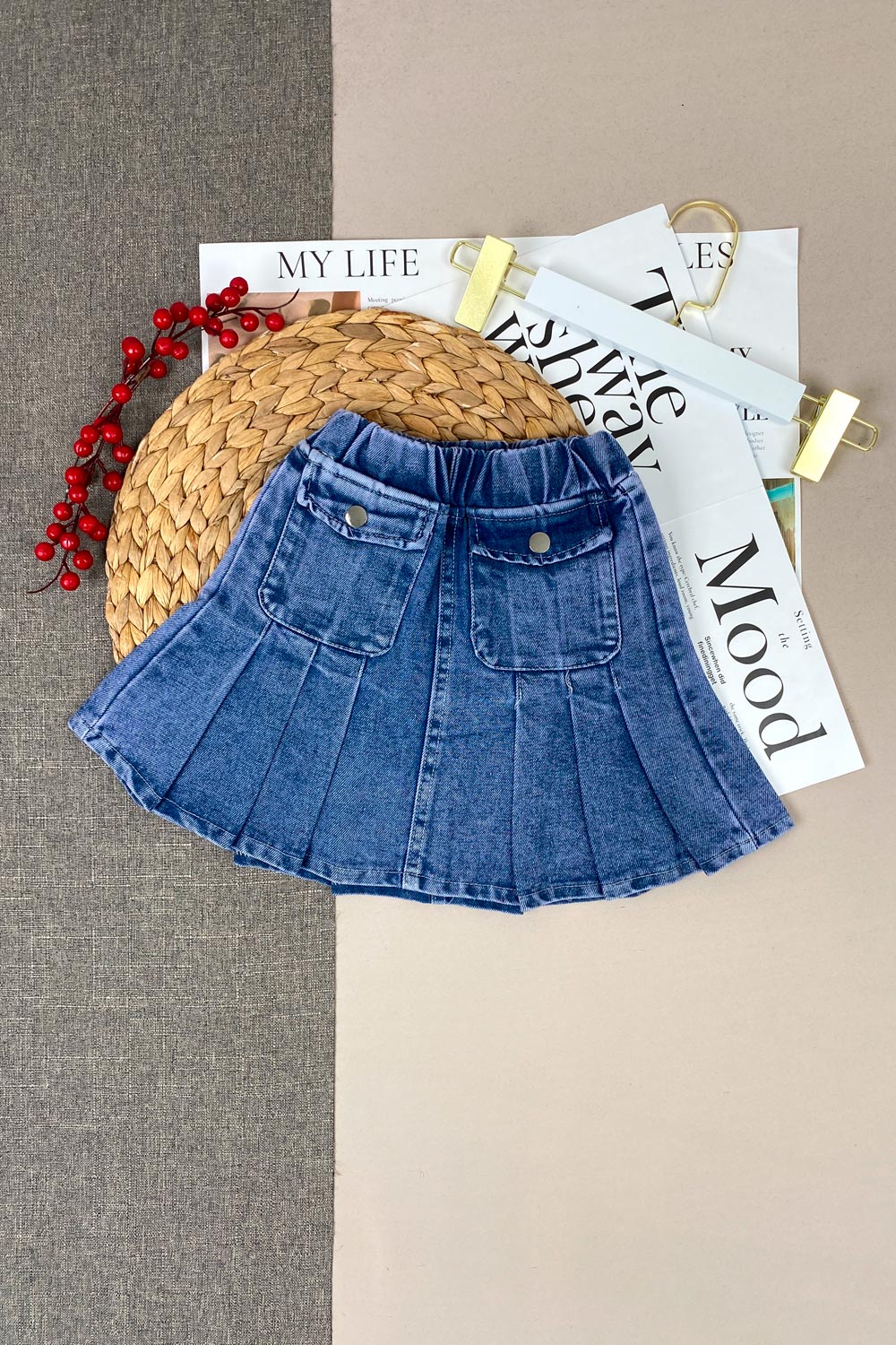 Юбка детская одежда оптом Томико