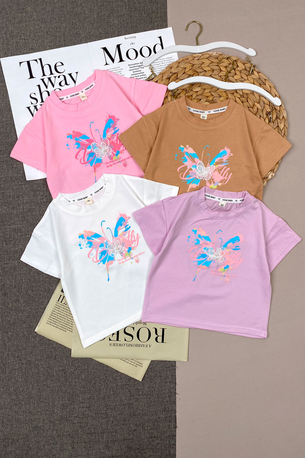 Футболка для девочек детская одежда оптом Томико