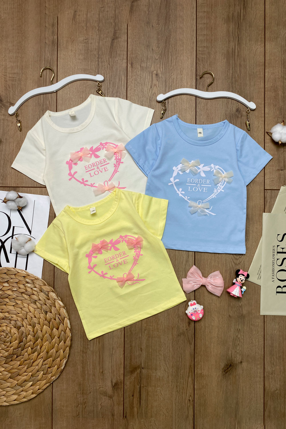 Футболка для девочек детская одежда оптом Томико