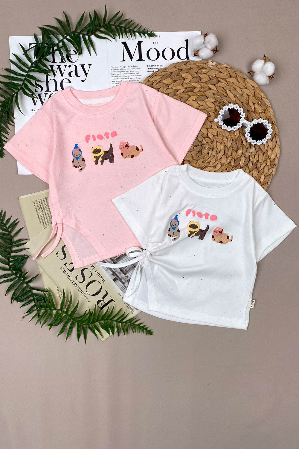 Футболка для девочек детская одежда оптом Томико