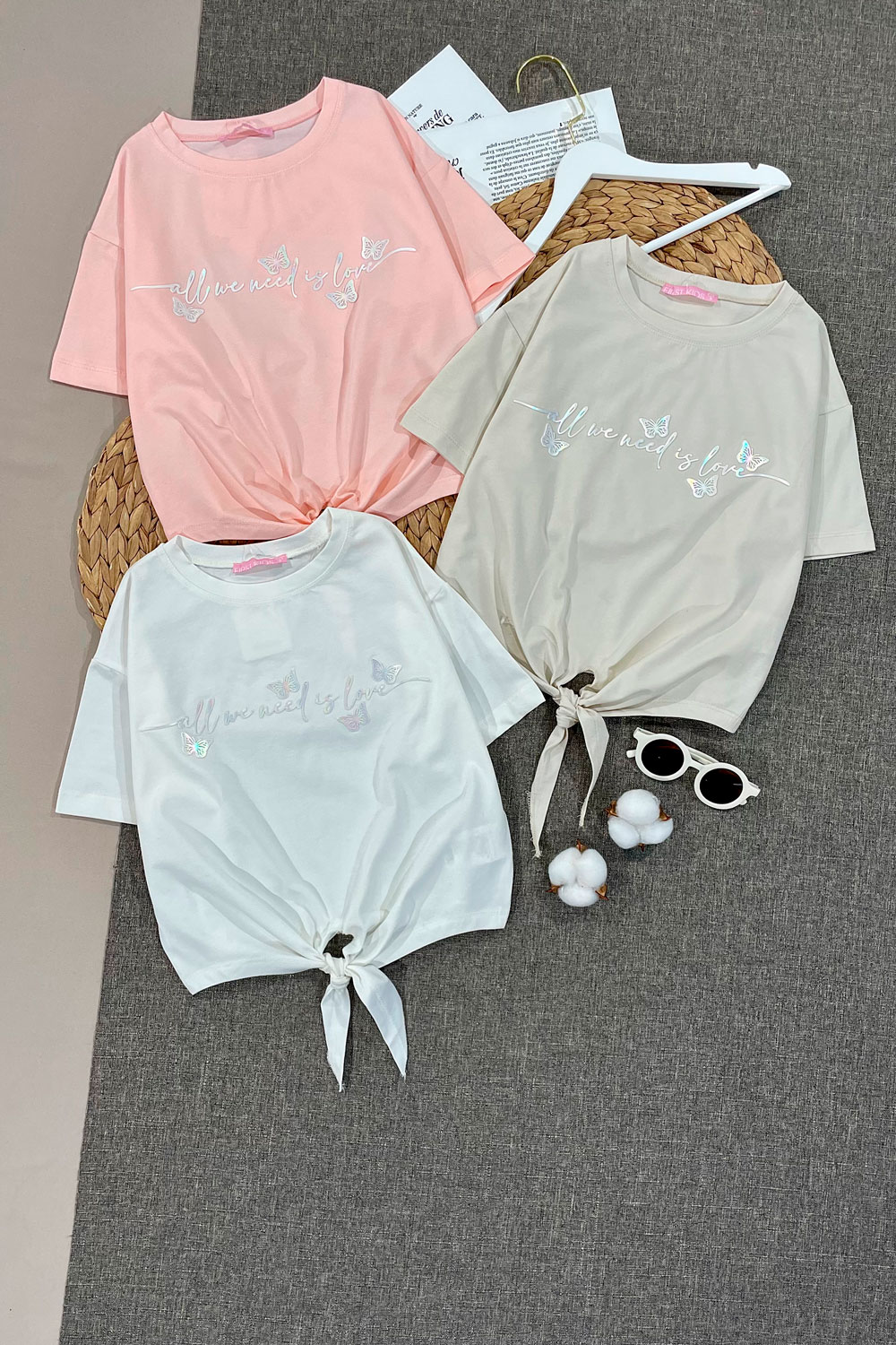 Футболка для девочек детская одежда оптом Томико