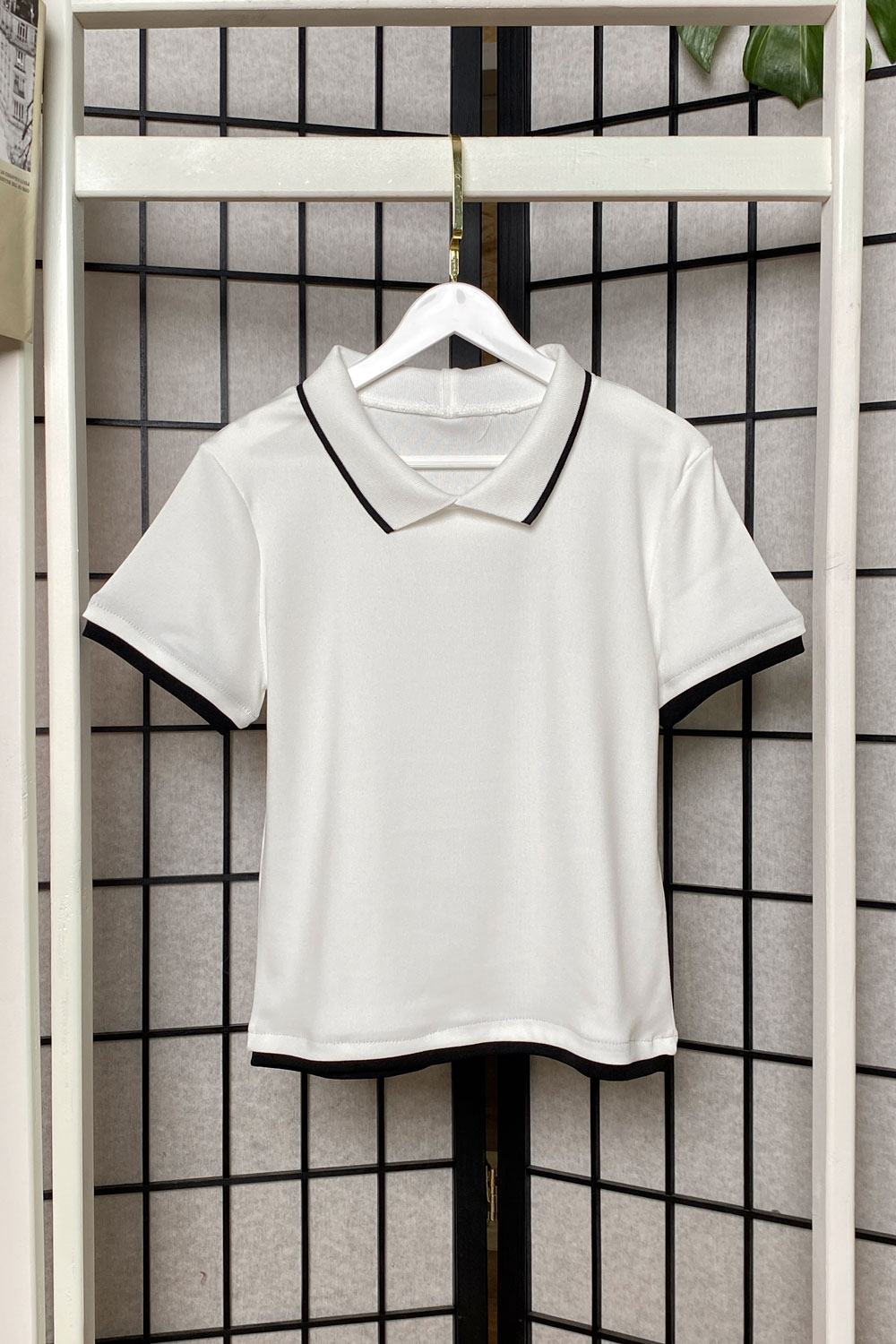 Поло для девочек к.р. детская одежда оптом Томико