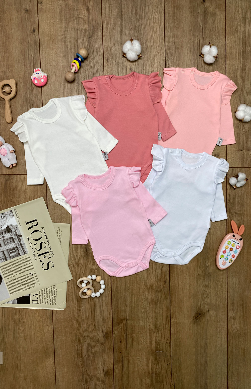 Боди для девочек детская одежда оптом Томико