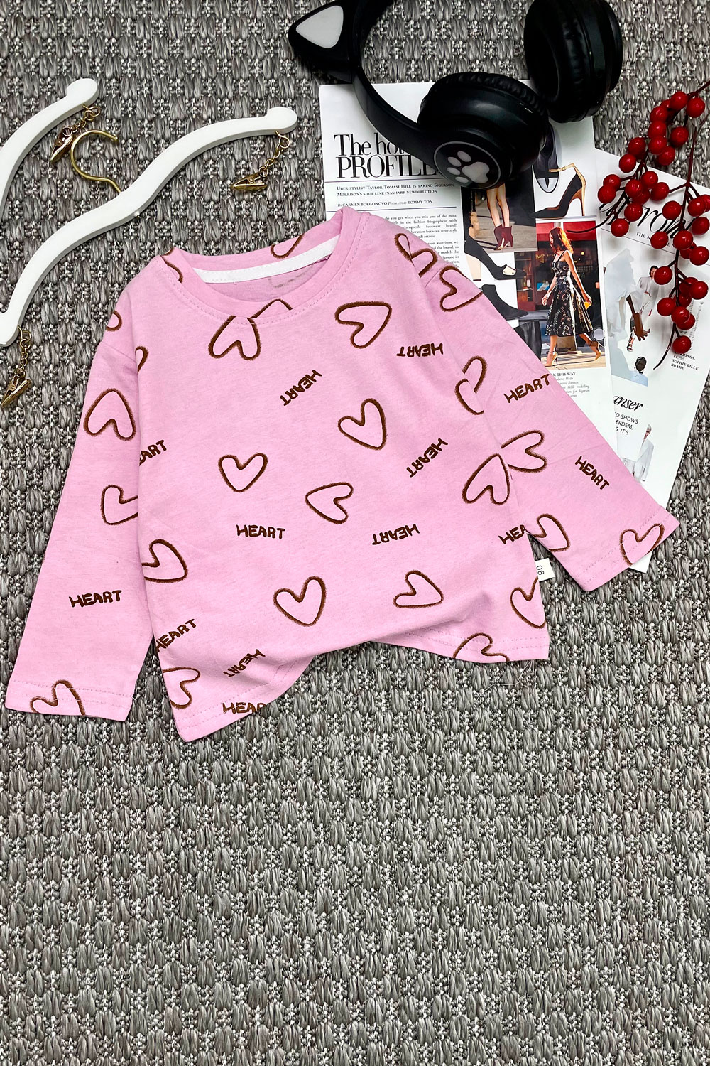 Лонгслив для девочек детская одежда оптом Томико