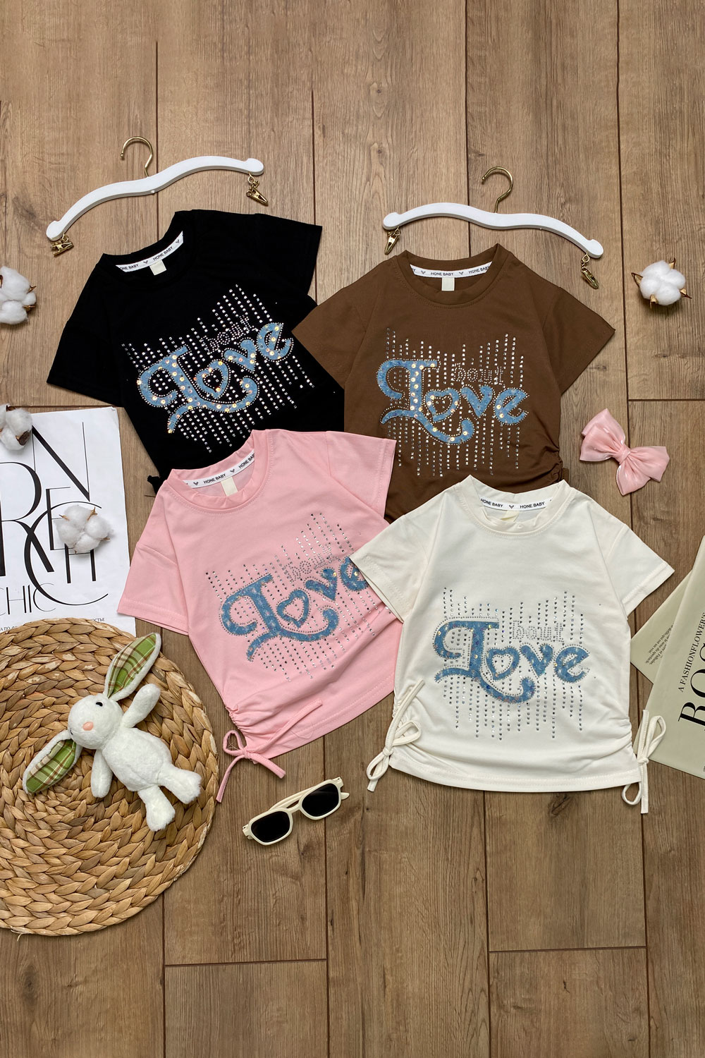 Футболка для девочек детская одежда оптом Томико