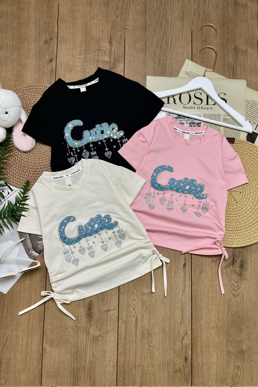 Футболка для девочек детская одежда оптом Томико