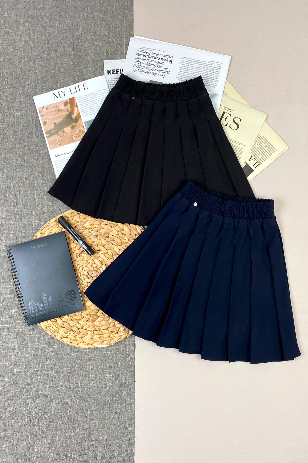 Юбка Школа детская одежда оптом Томико