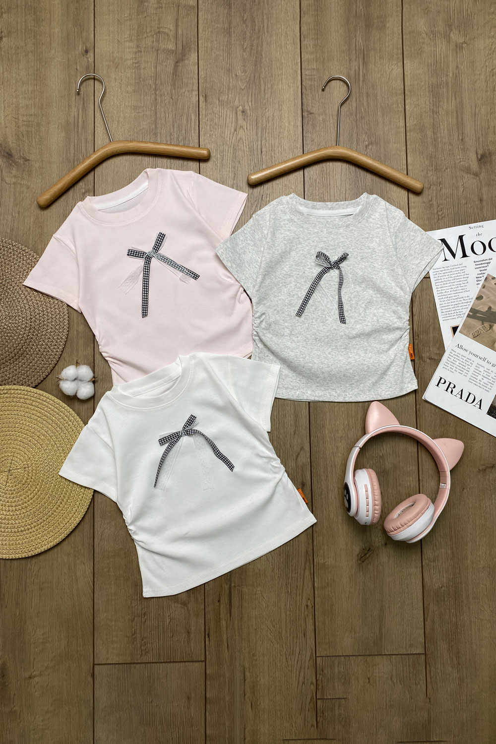 Футболка для девочек 1ОЧ детская одежда оптом Томико