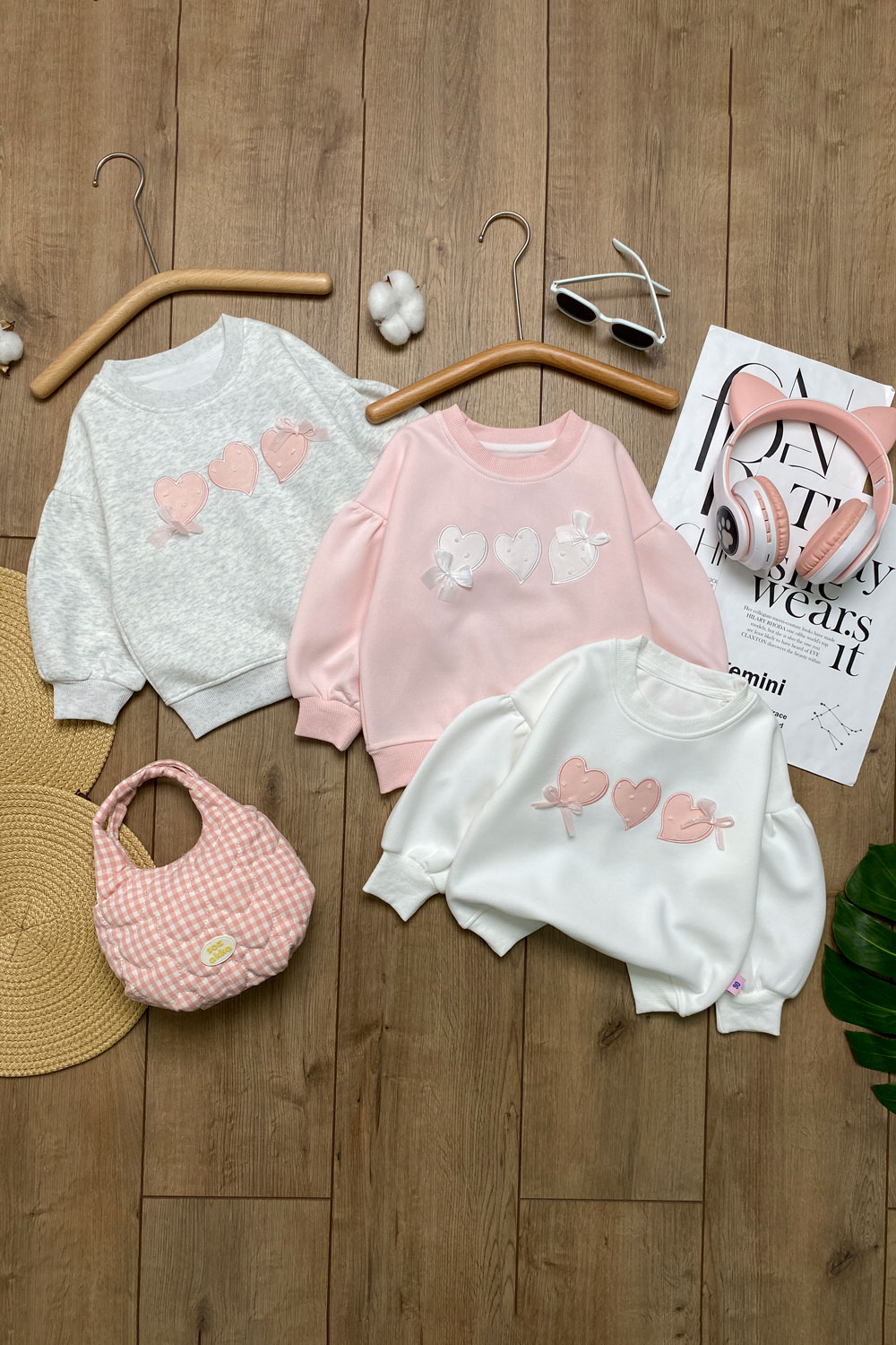 Свитшот для девочек 2ОЧ детская одежда оптом Томико