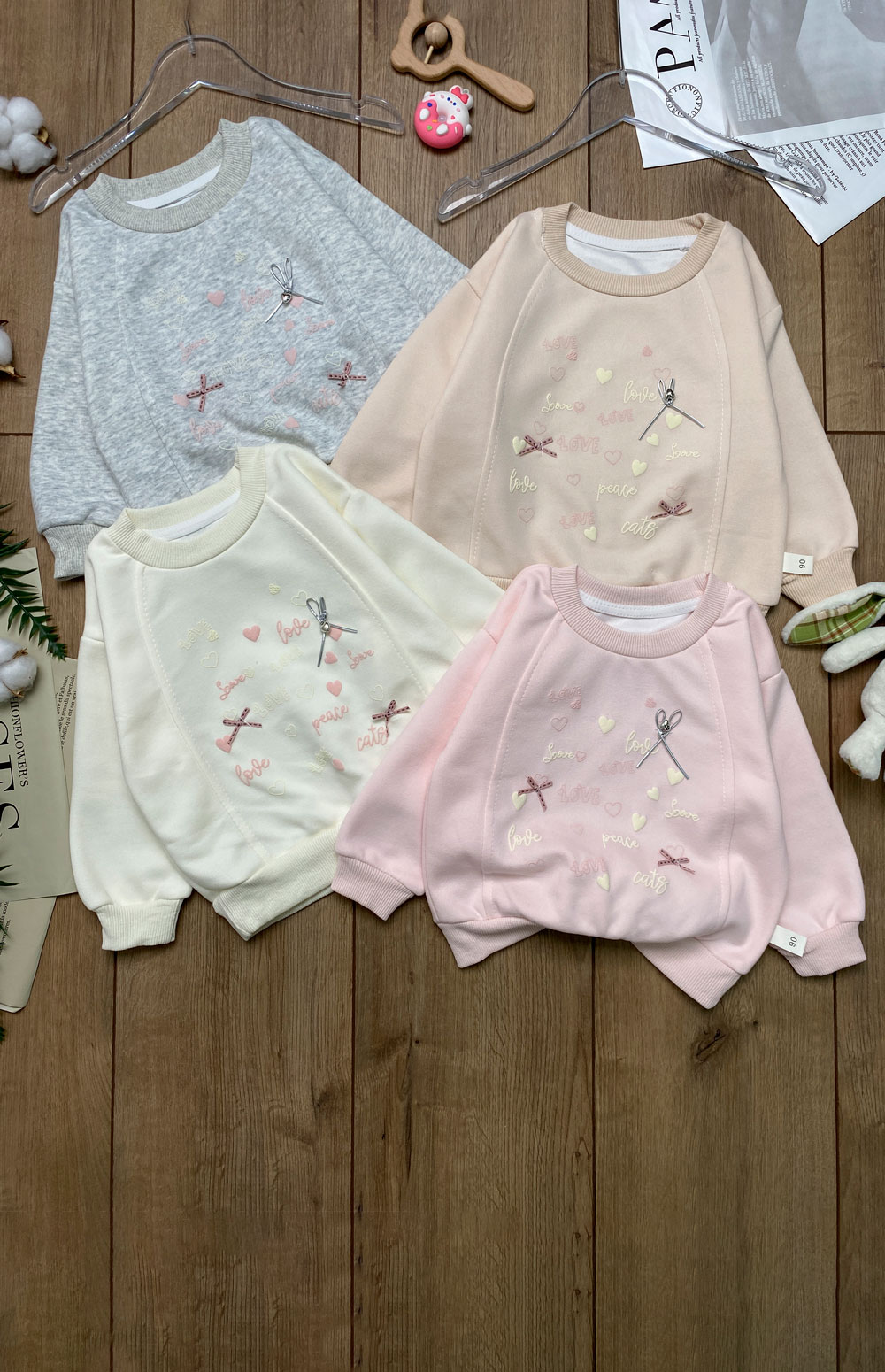 Свитшот для девочек детская одежда оптом Томико