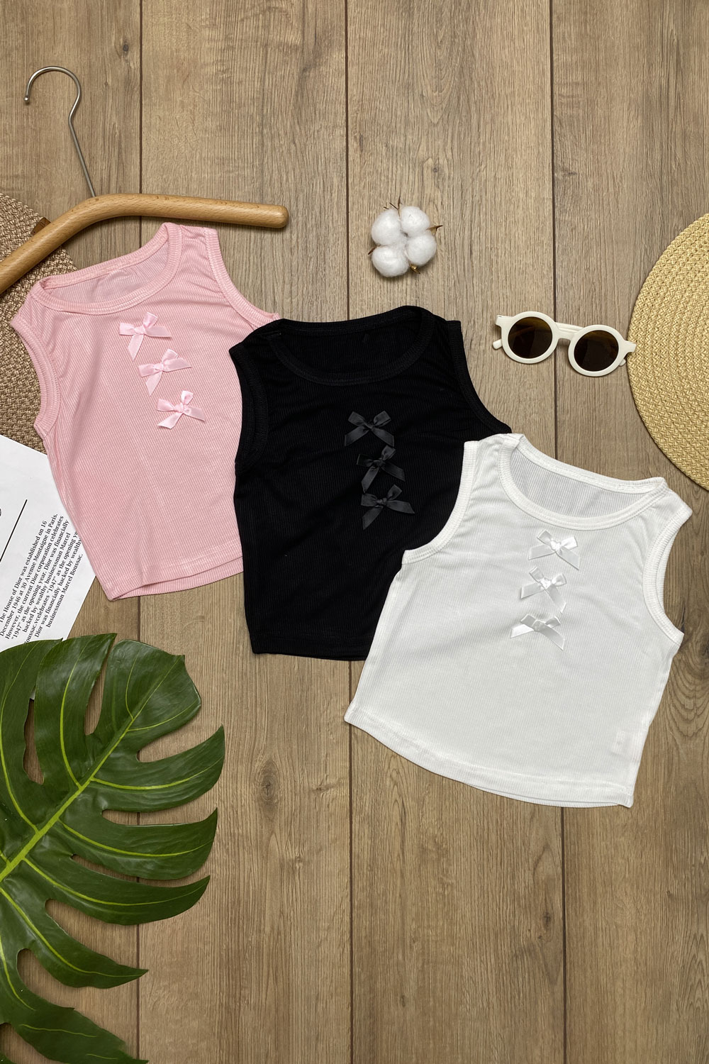 Майка для девочек детская одежда оптом Томико