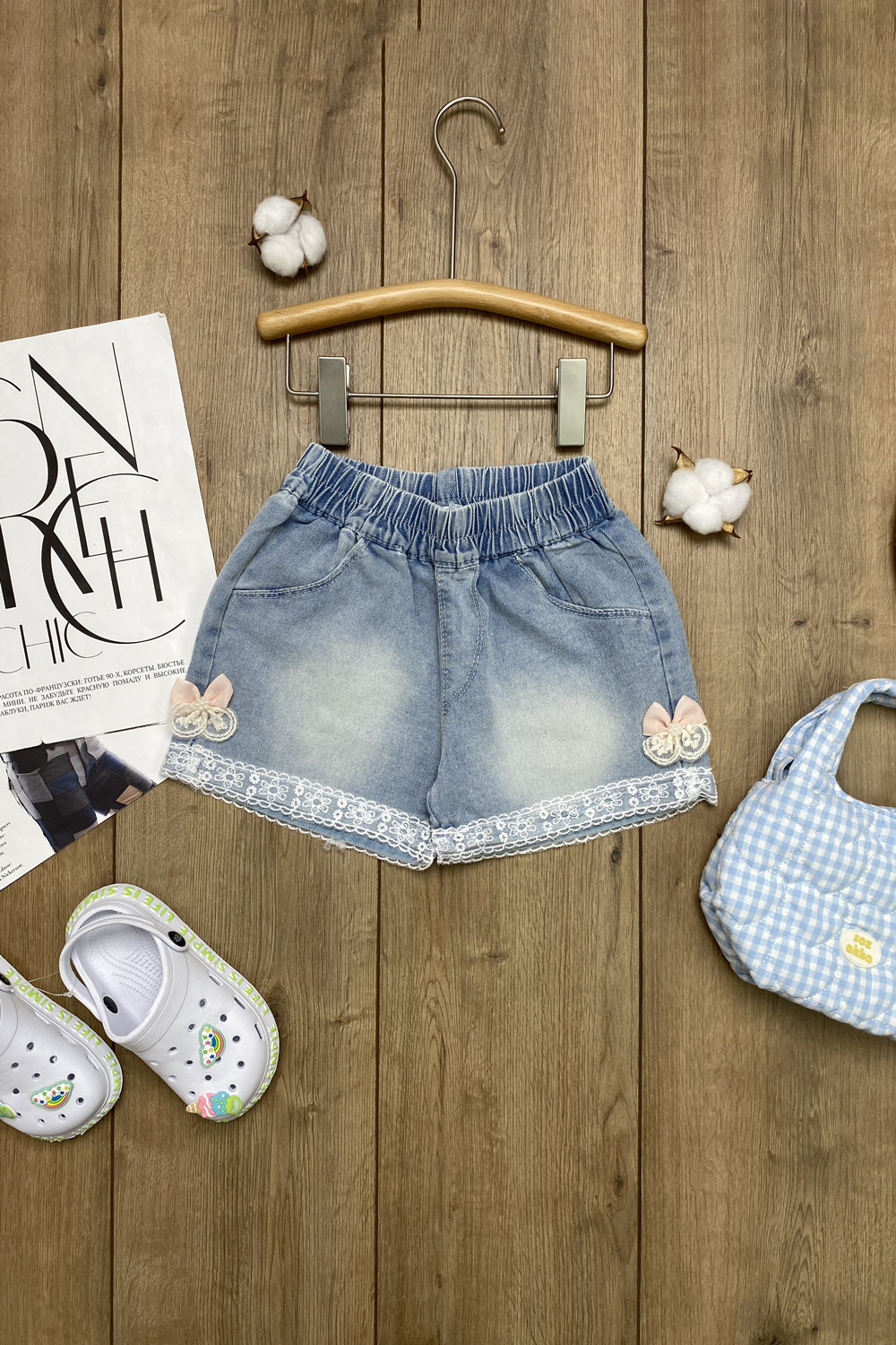 Шорты для девочек детская одежда оптом Томико