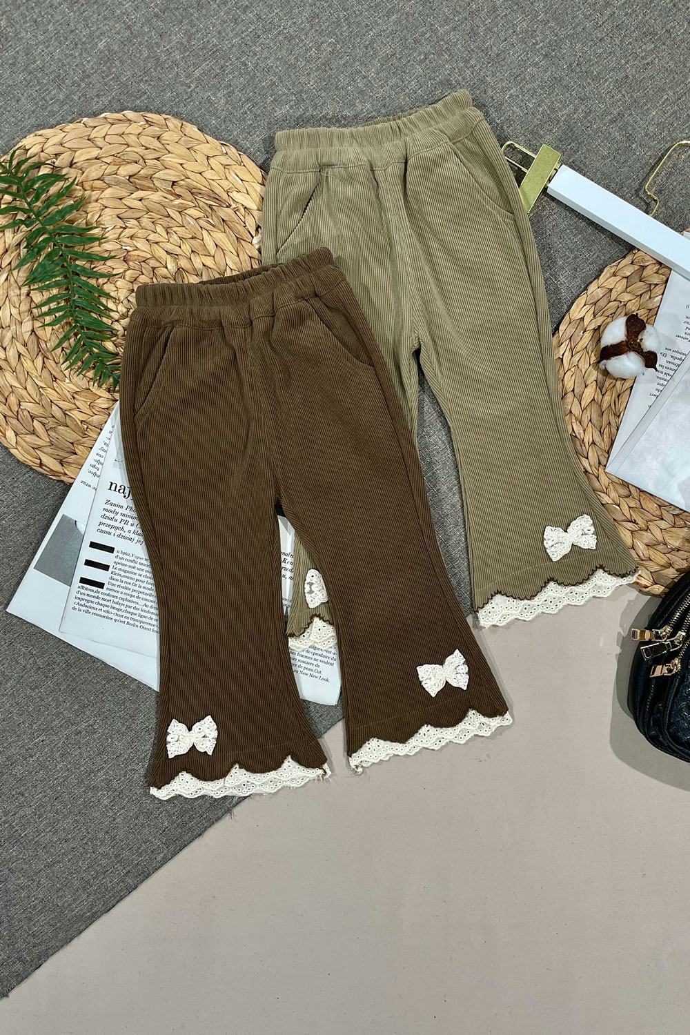 Брюки для девочек детская одежда оптом Томико