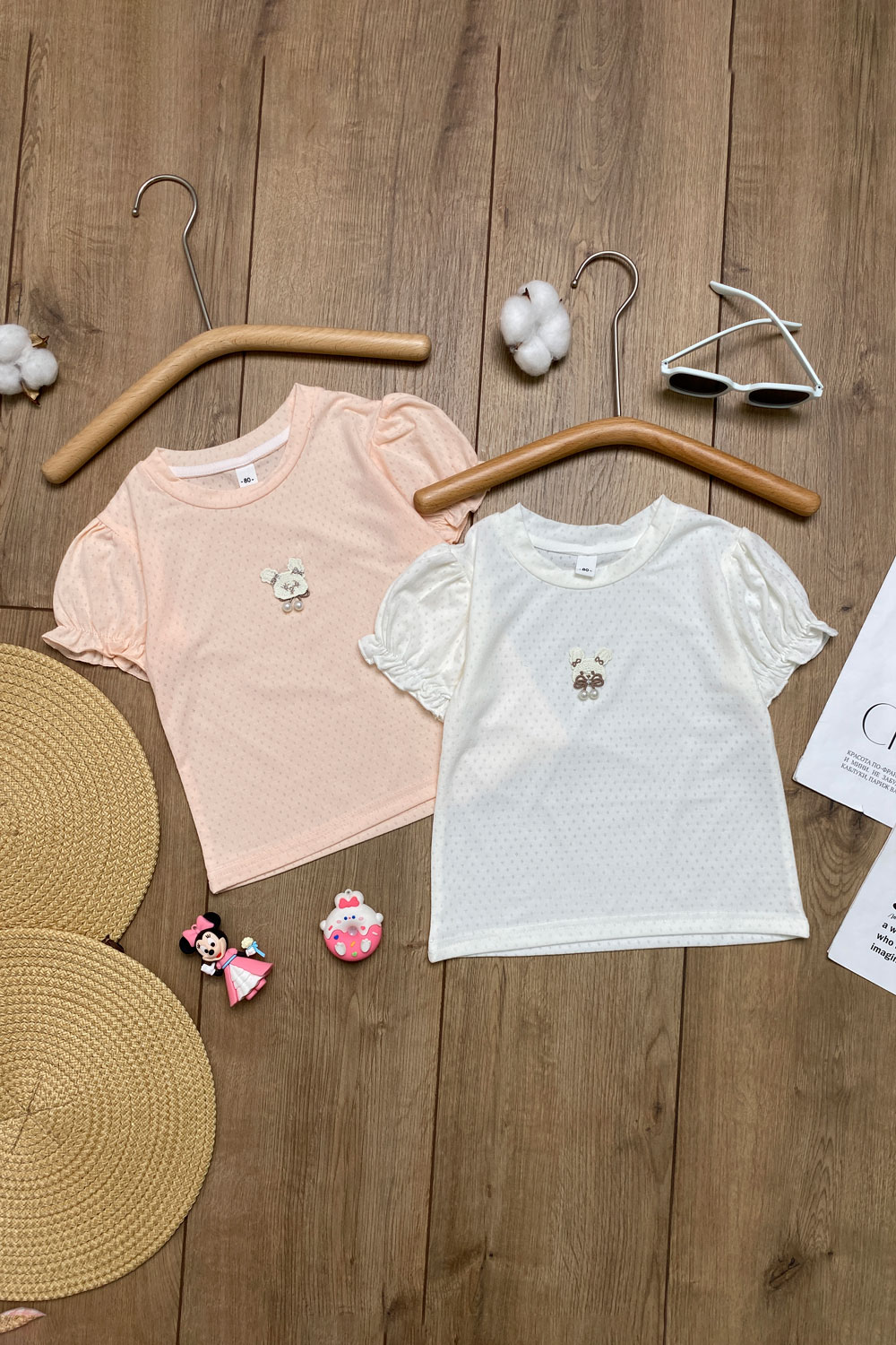 Футболка для девочек 2ОЧ детская одежда оптом Томико