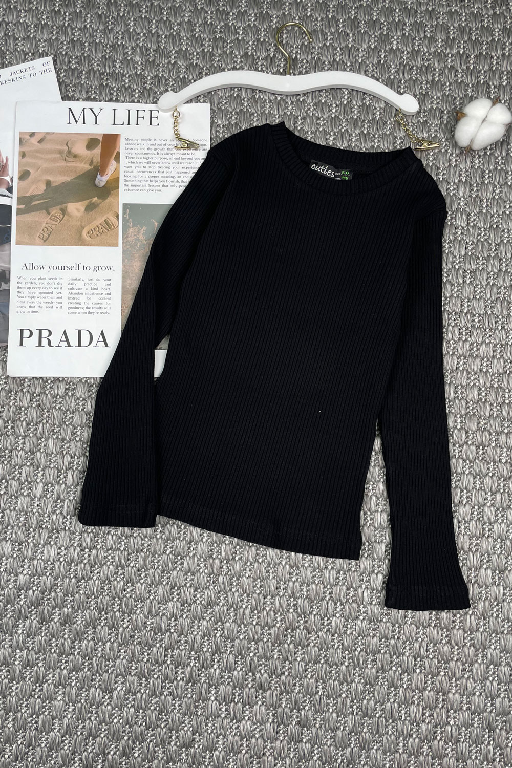 Лонгслив для девочек детская одежда оптом Томико