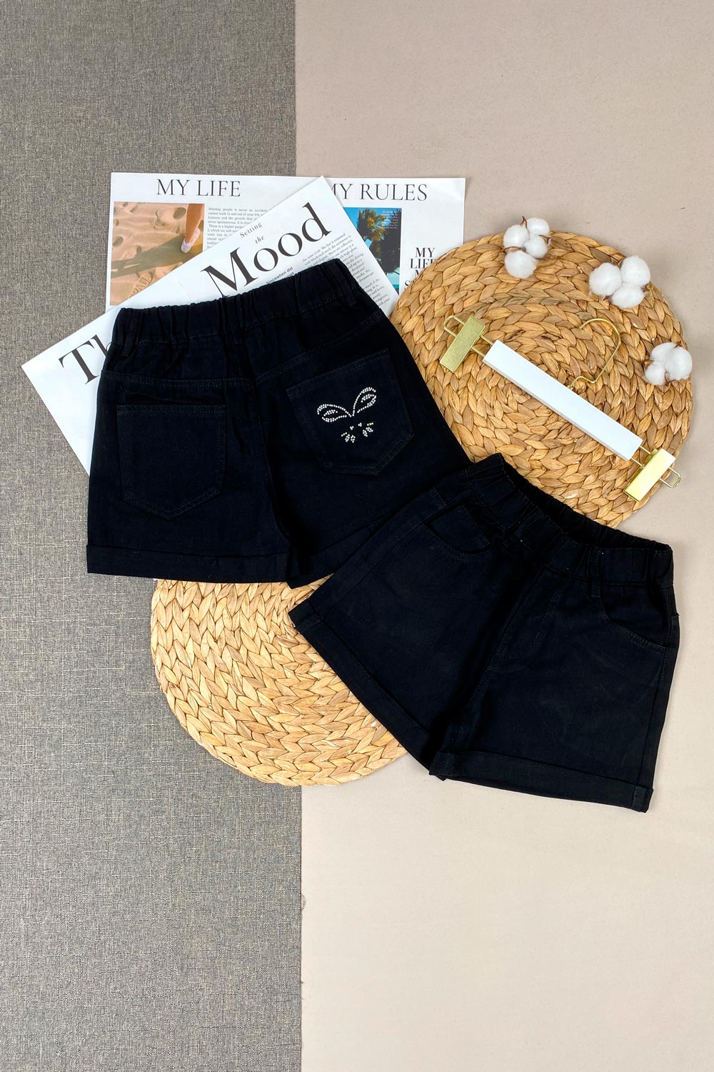 Шорты для девочек детская одежда оптом Томико