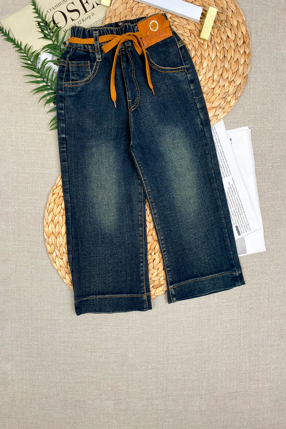 Джинсы для девочек детская одежда оптом Томико