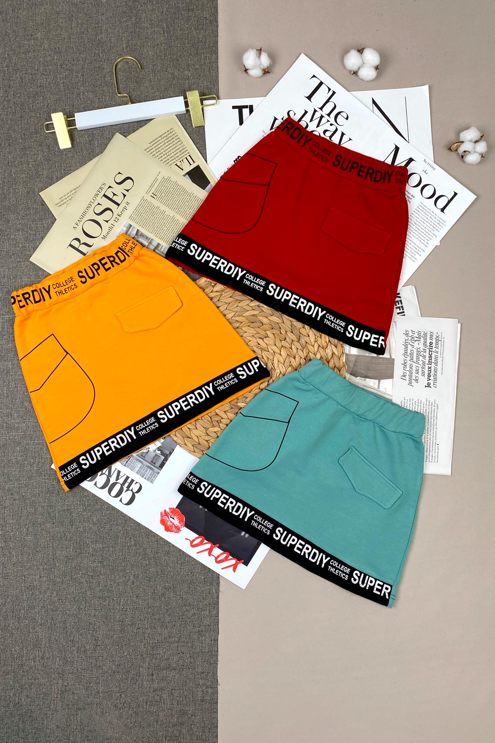 Юбка детская одежда оптом Томико