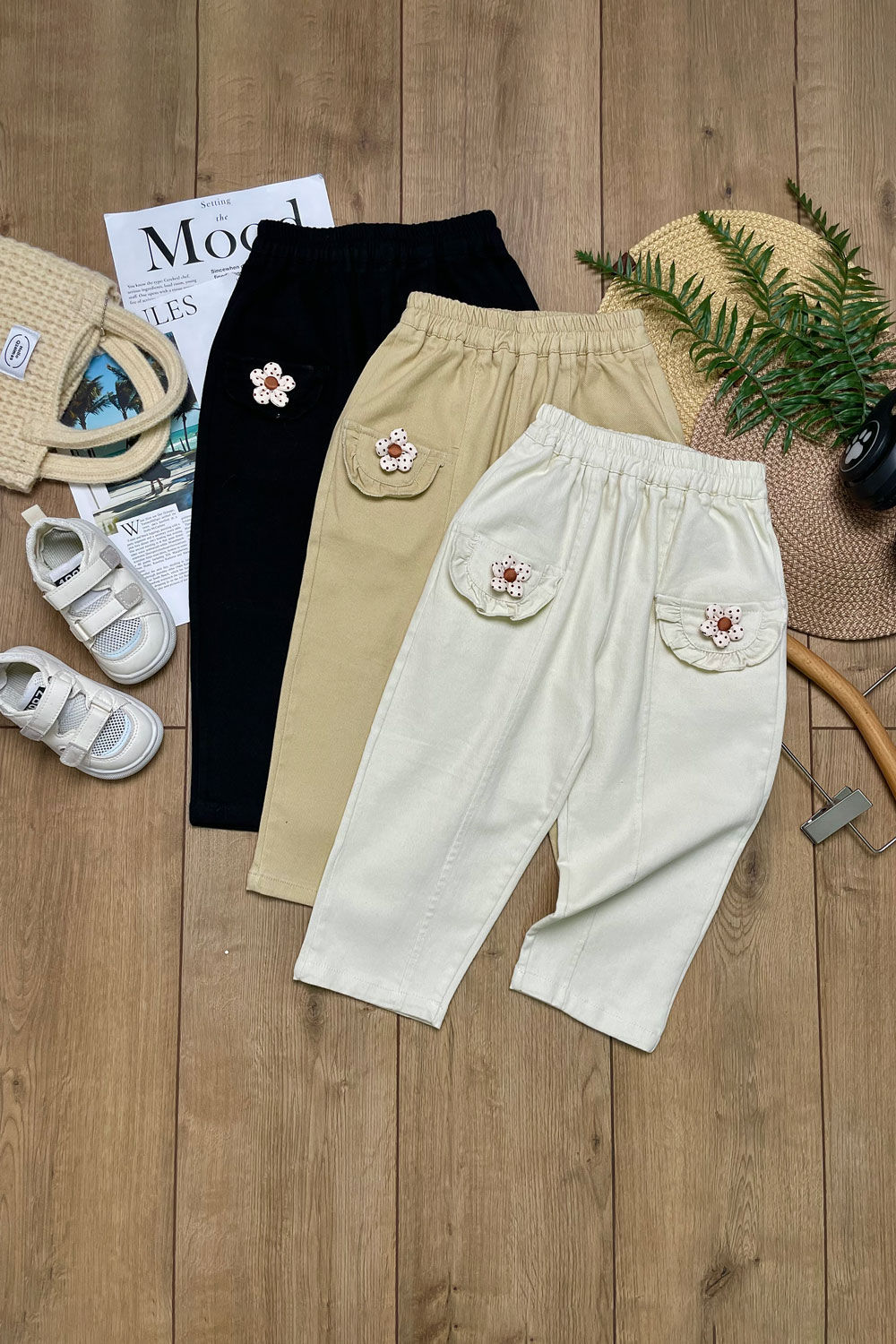 Брюки для девочек 1ОЧ детская одежда оптом Томико