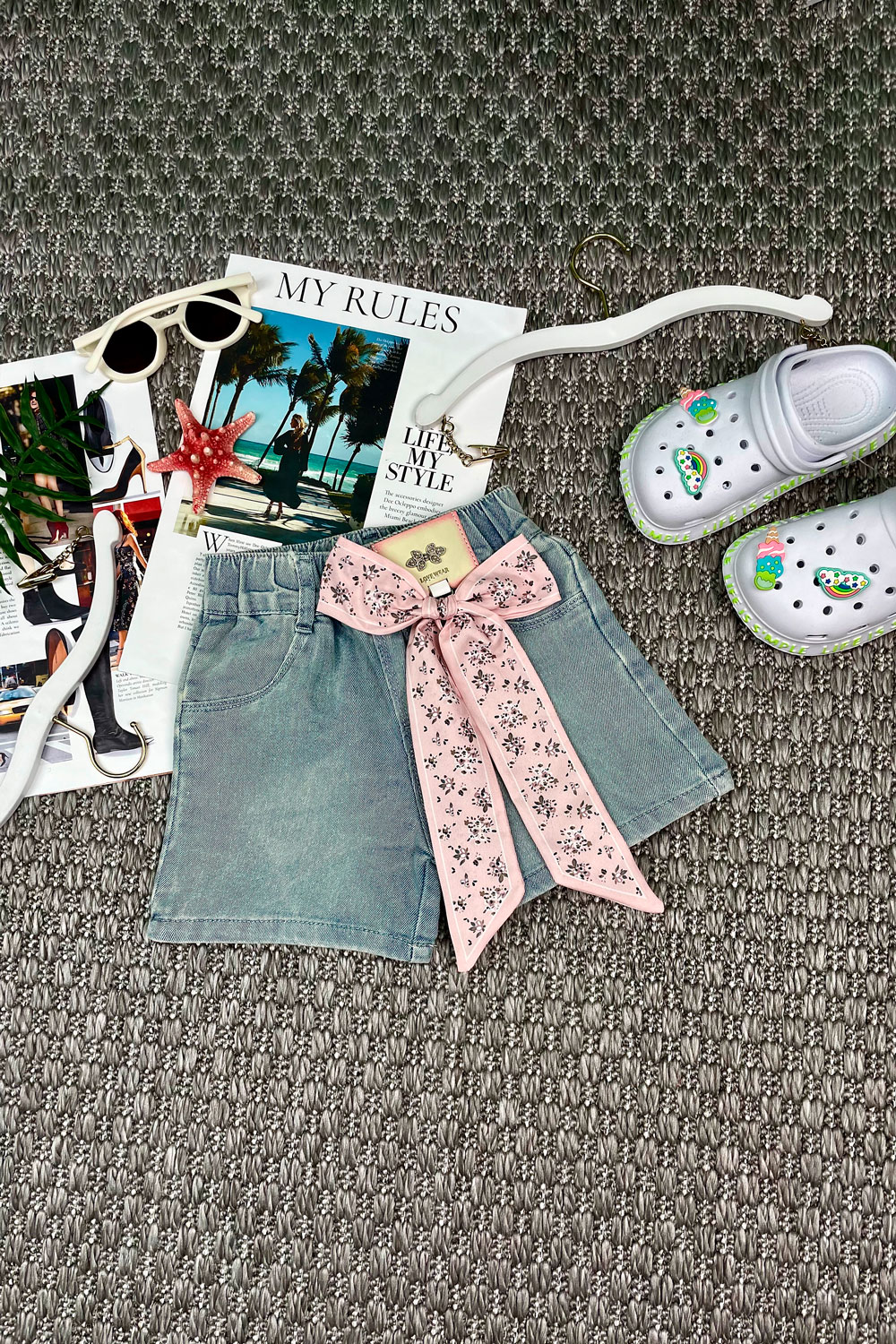 Шорты для девочек детская одежда оптом Томико