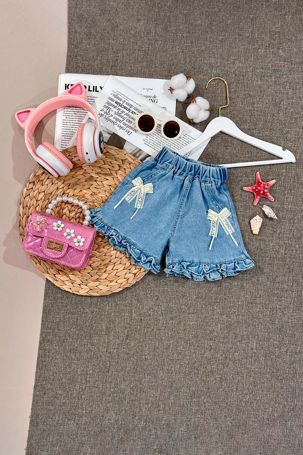 Шорты для девочек детская одежда оптом Томико