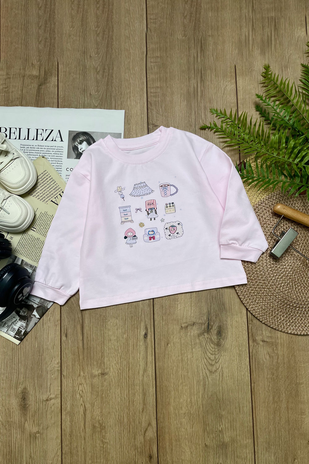 Лонгслив для девочек 1ОЧ детская одежда оптом Томико