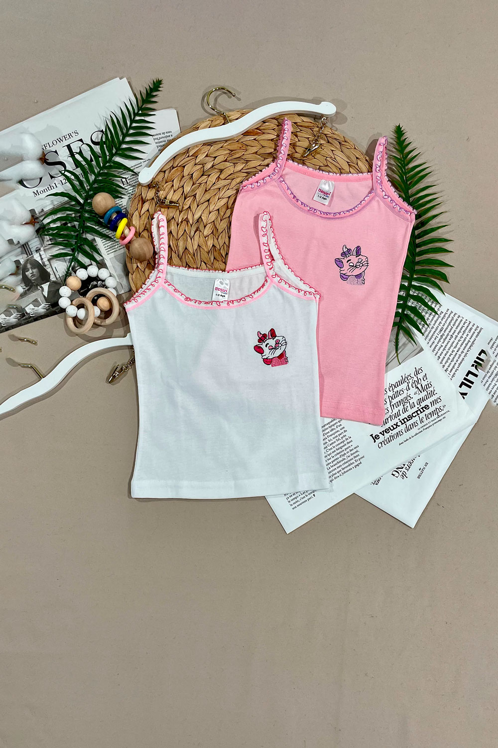 Майка для девочек детская одежда оптом Томико