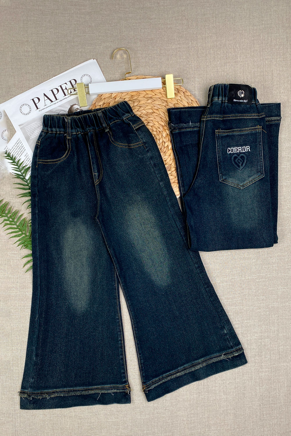 Джинсы для девочек детская одежда оптом Томико