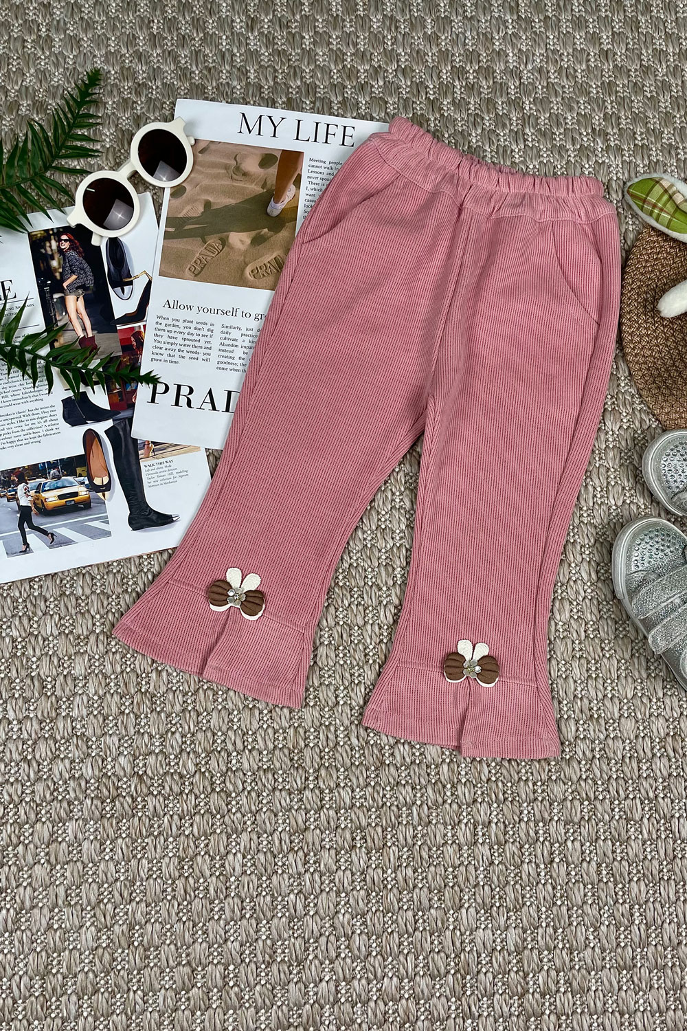 Брюки для девочек детская одежда оптом Томико