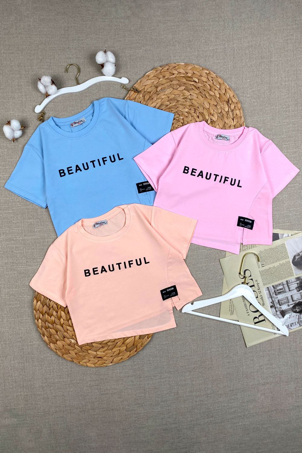 Футболка для девочек детская одежда оптом Томико