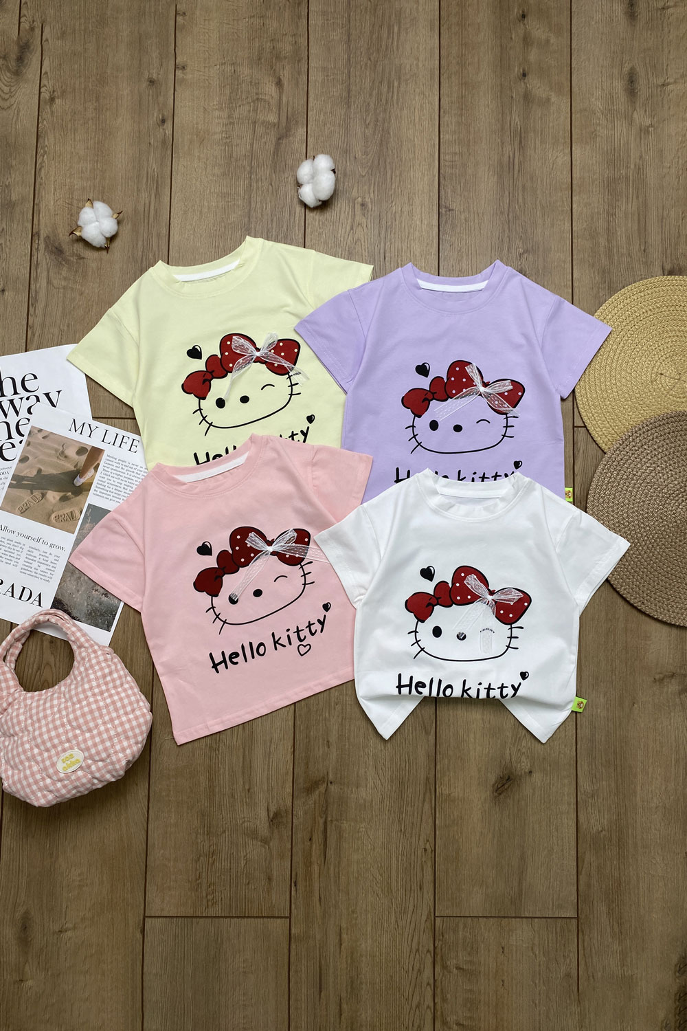 Футболка для девочек 1ОЧ детская одежда оптом Томико