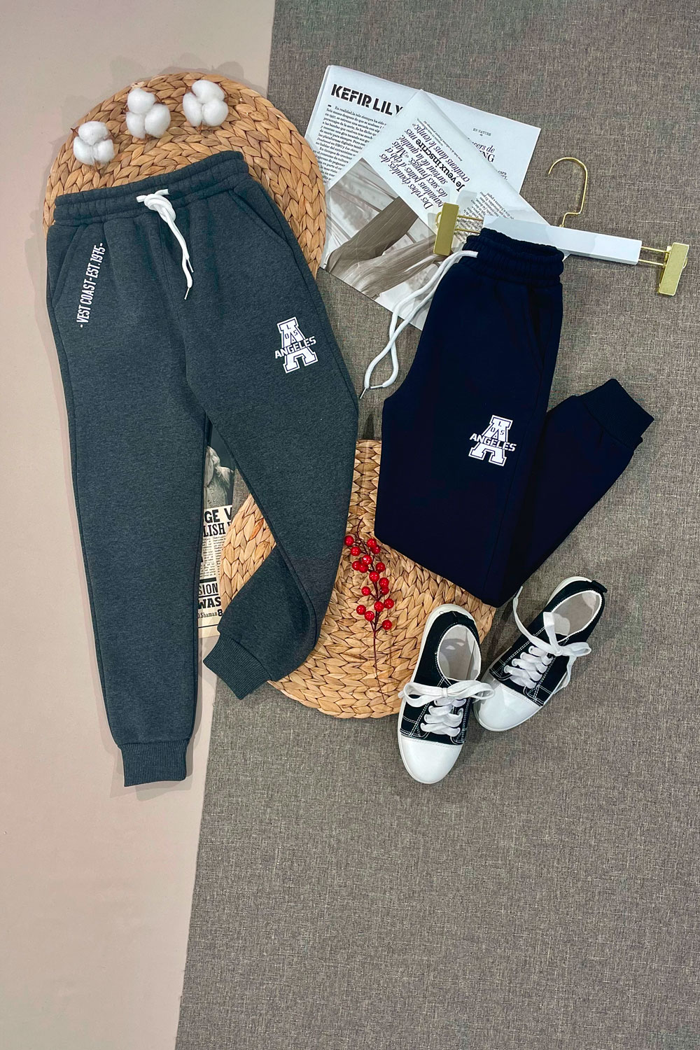 Брюки спортивные для мальчиков 3Н/начес