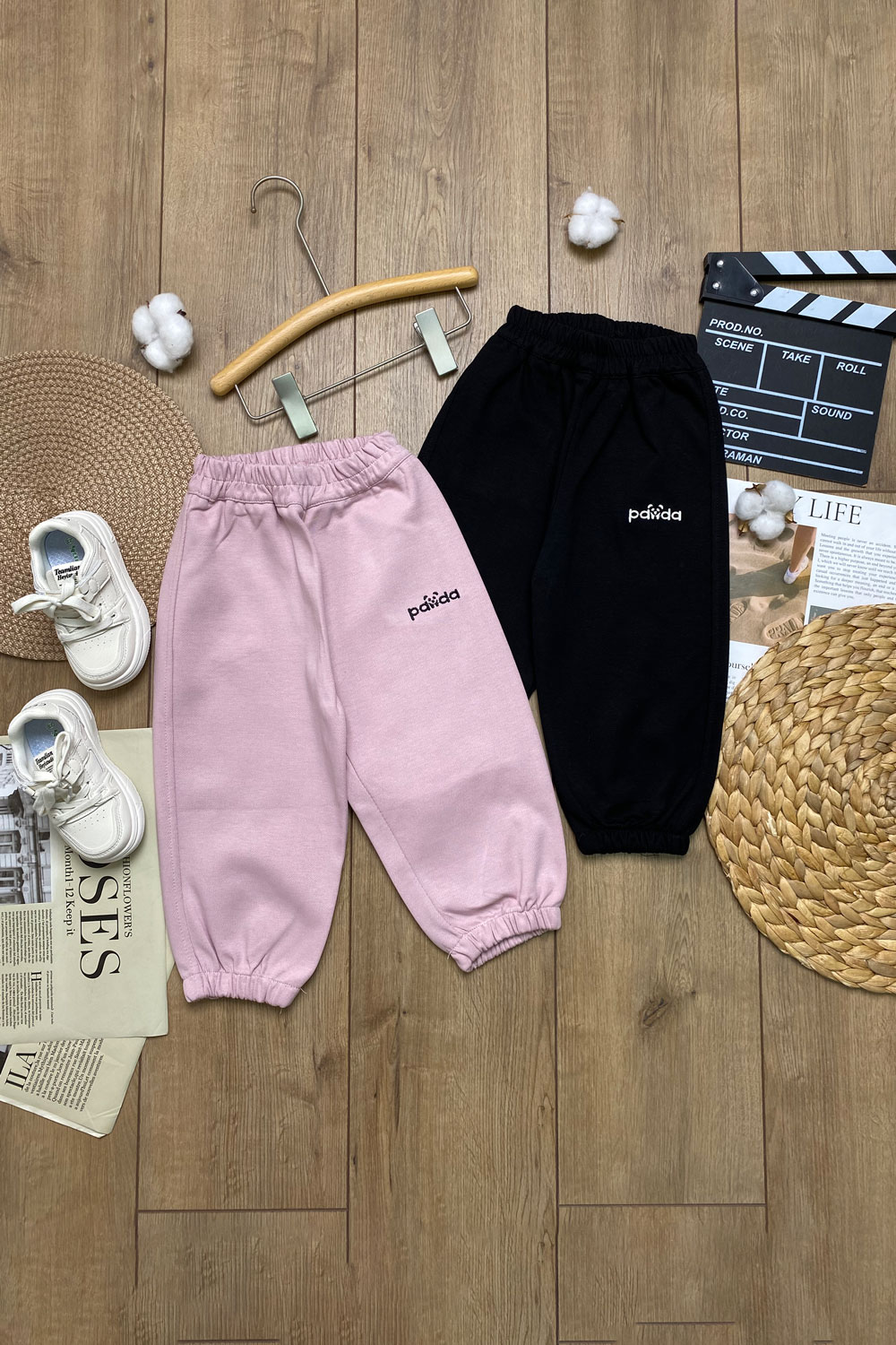 Брюки спортивные для девочек детская одежда оптом Томико