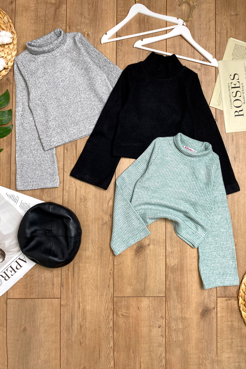 Водолазка для девочек детская одежда оптом Томико