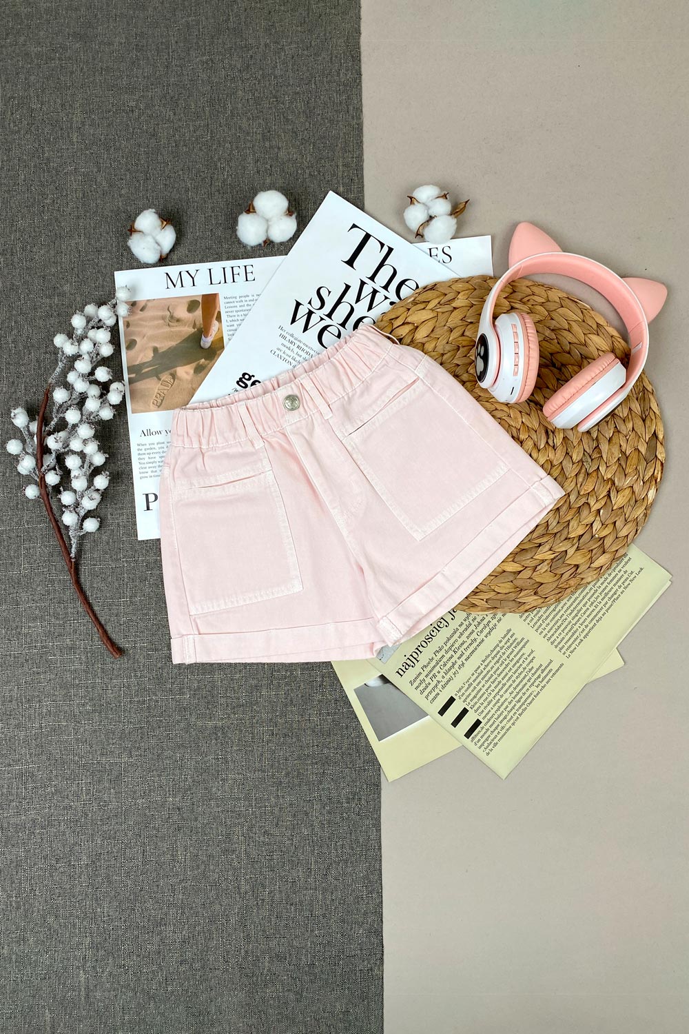 Шорты для девочек детская одежда оптом Томико