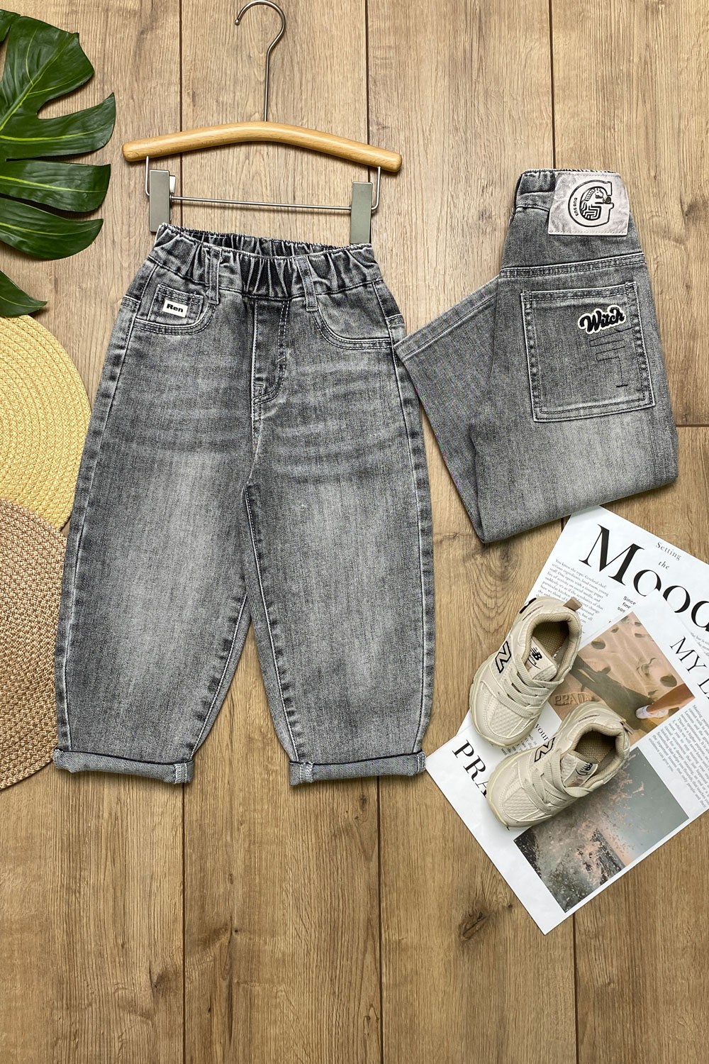 Джинсы для девочек 1ОЧ детская одежда оптом Томико