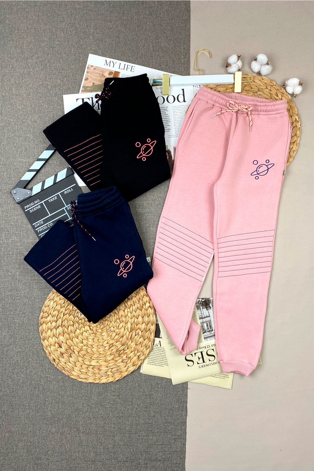 Брюки спортивные для девочек/3Н нач детская одежда оптом Томико