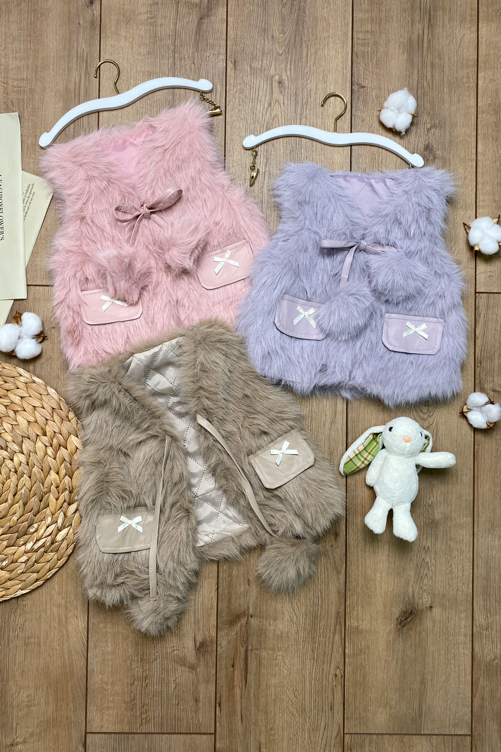 Жилет для девочек детская одежда оптом Томико