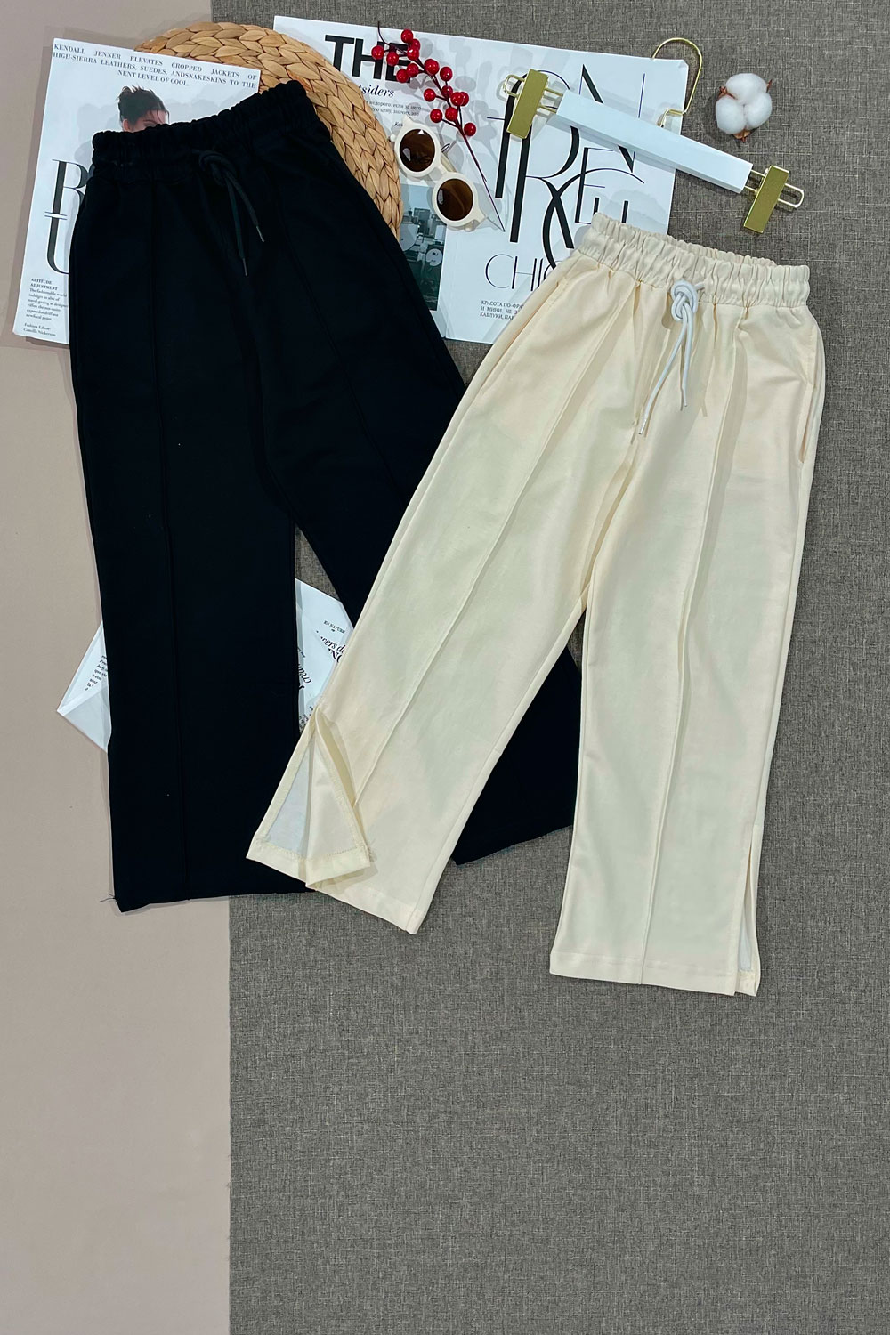 Брюки для девочек детская одежда оптом Томико