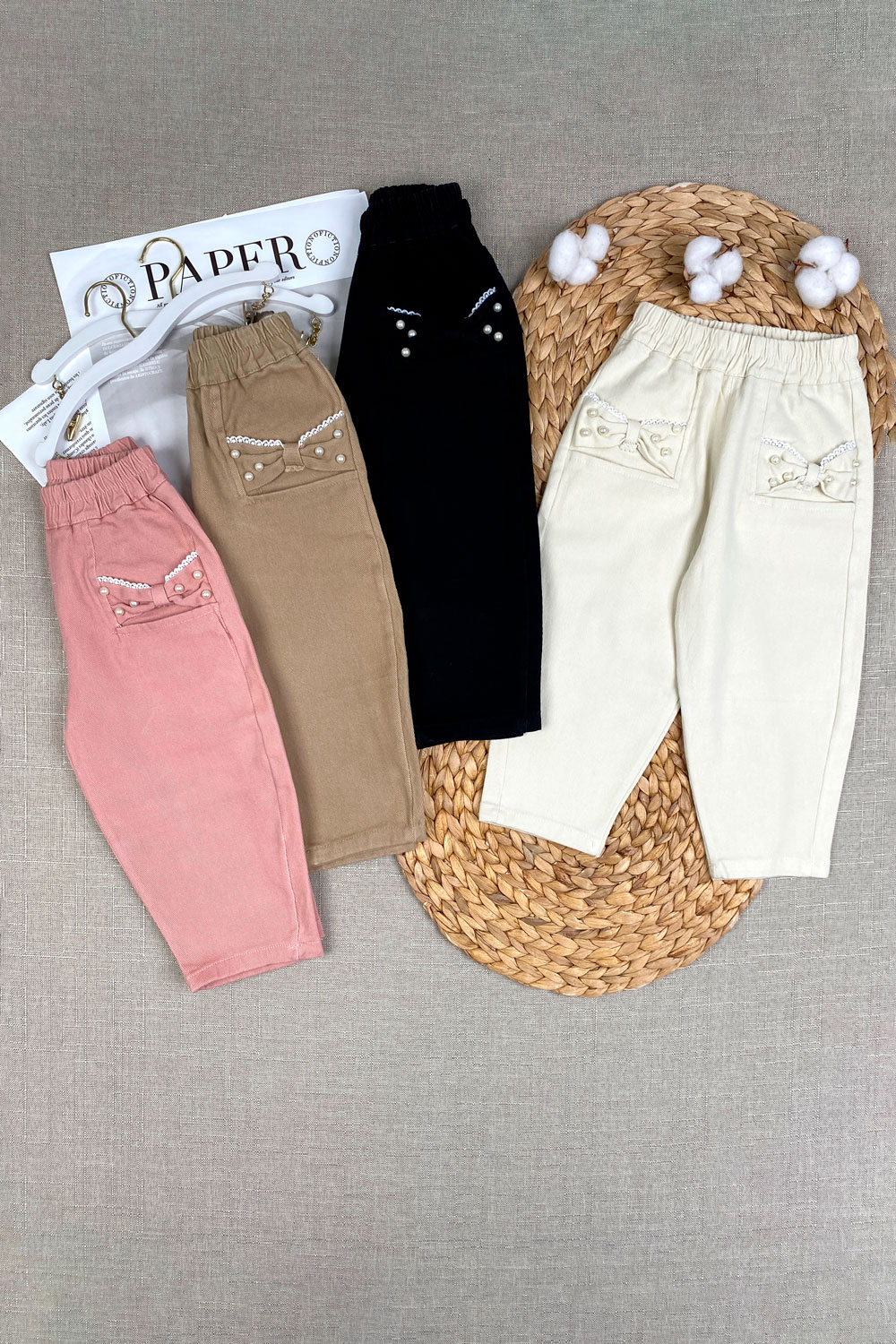 Брюки для девочек детская одежда оптом Томико