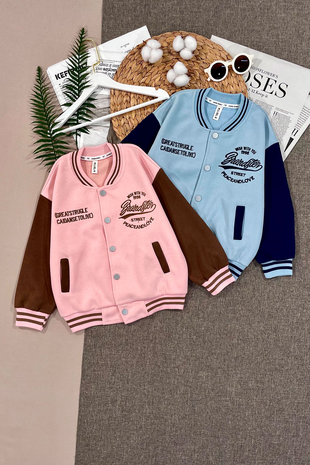 Бомбер для девочек детская одежда оптом Томико