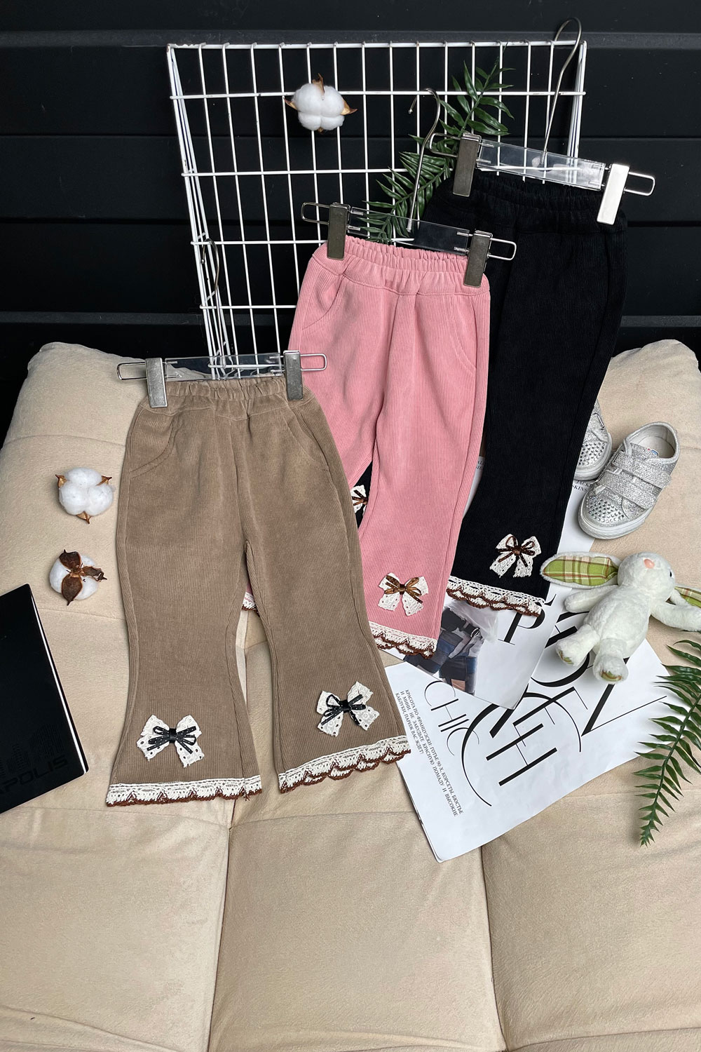 Брюки для девочек детская одежда оптом Томико