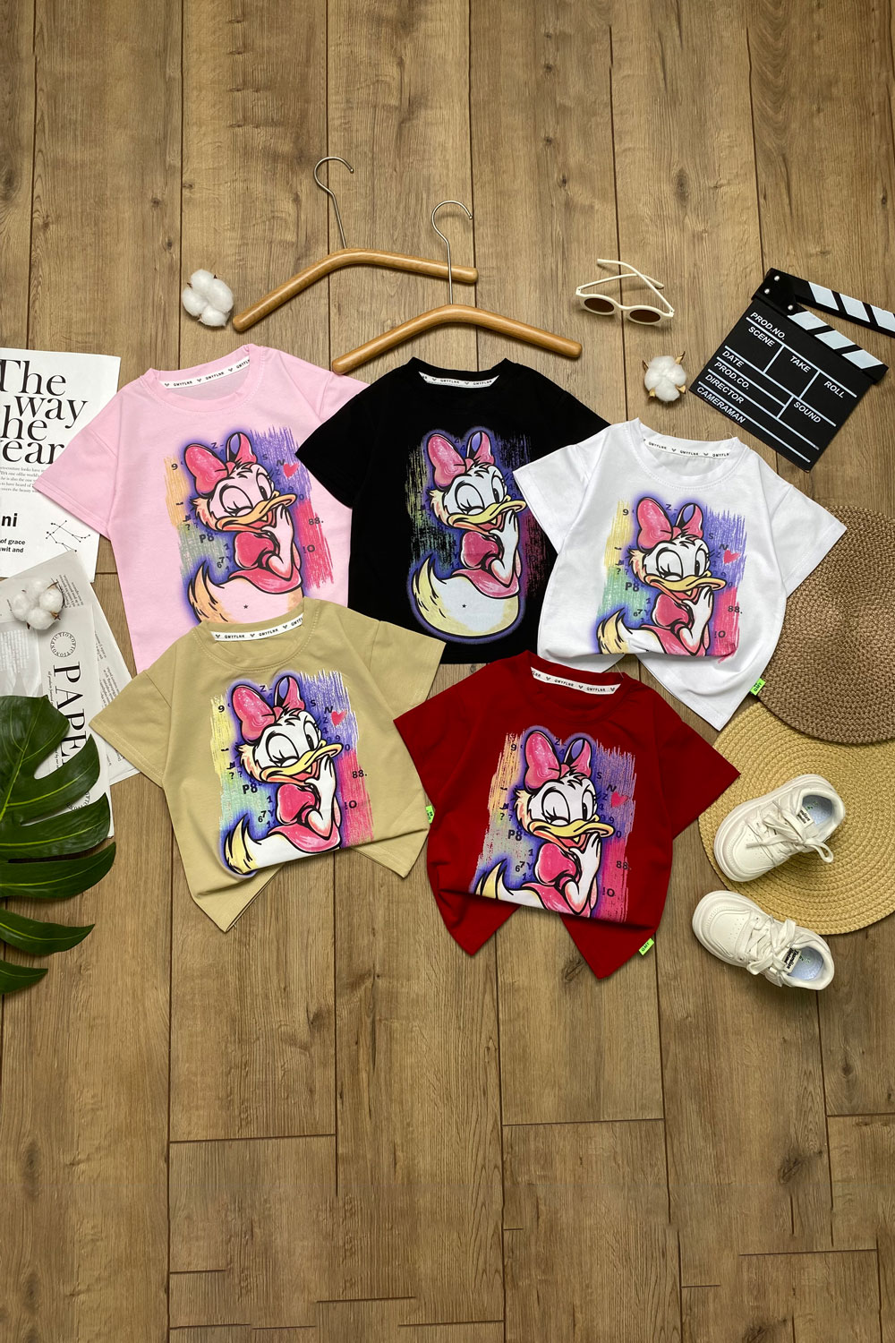 Футболка для девочек 1ОЧ детская одежда оптом Томико