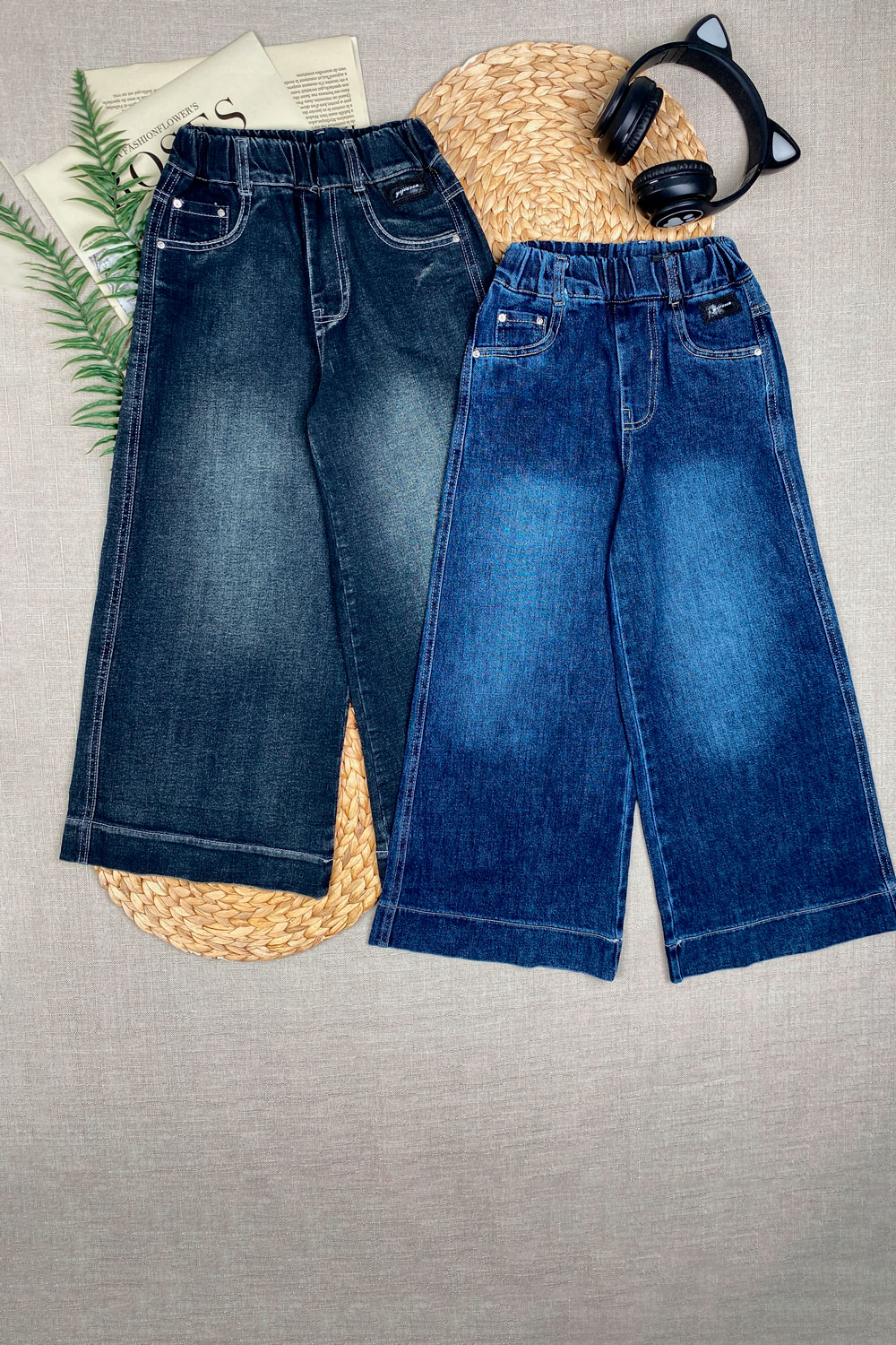 Джинсы для девочек детская одежда оптом Томико