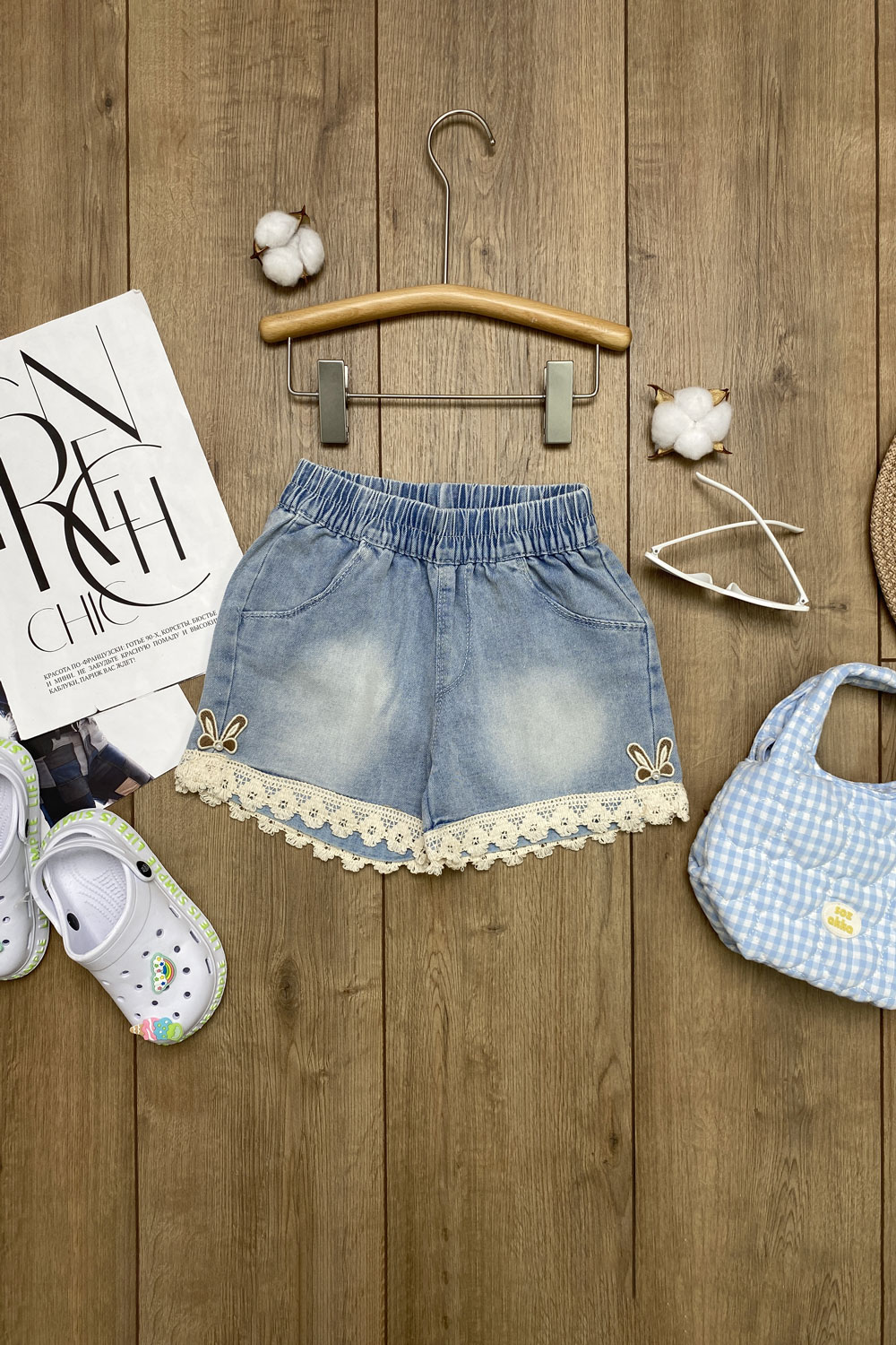 Шорты для девочек детская одежда оптом Томико