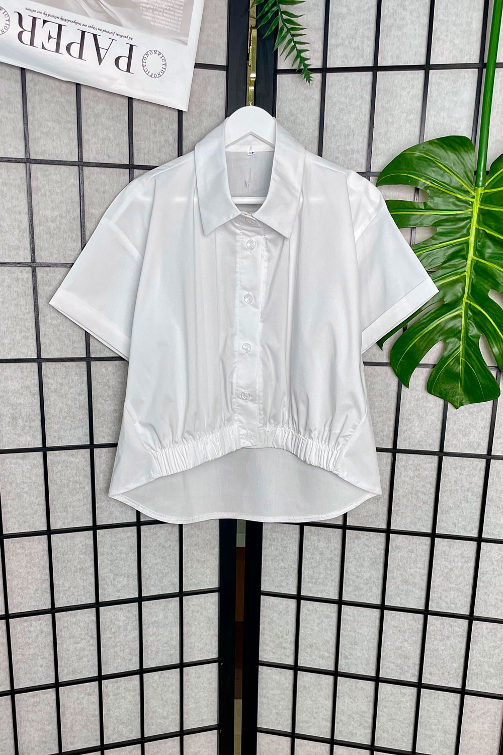 Рубашка для девочек к.р детская одежда оптом Томико