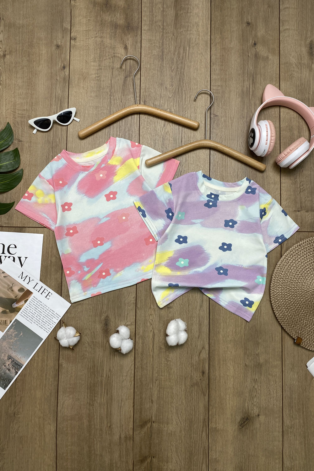 Футболка для девочек 2ОЧ детская одежда оптом Томико