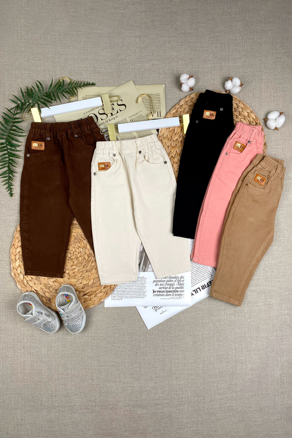 Джинсы для девочек детская одежда оптом Томико