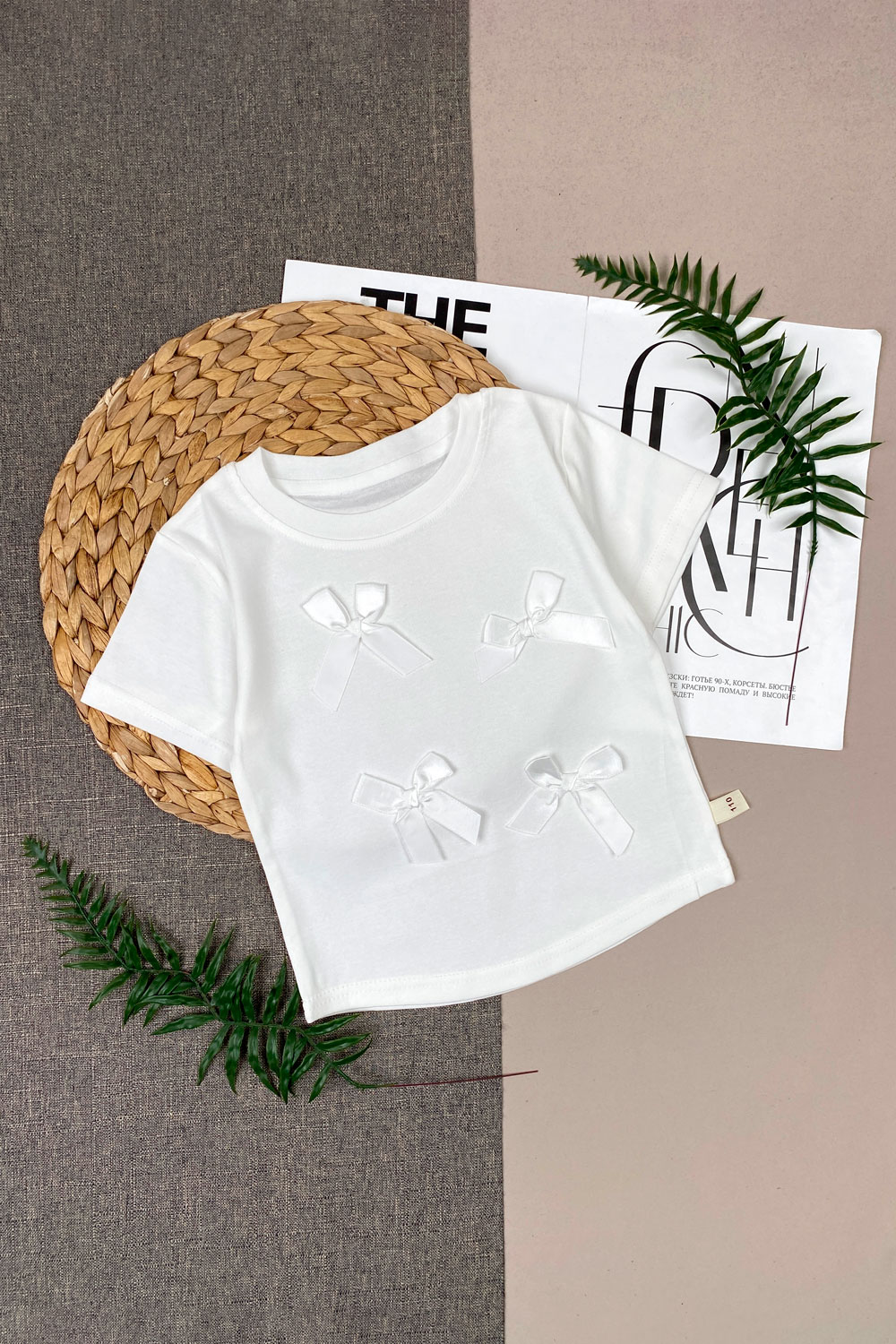 Футболка для девочек к.р детская одежда оптом Томико