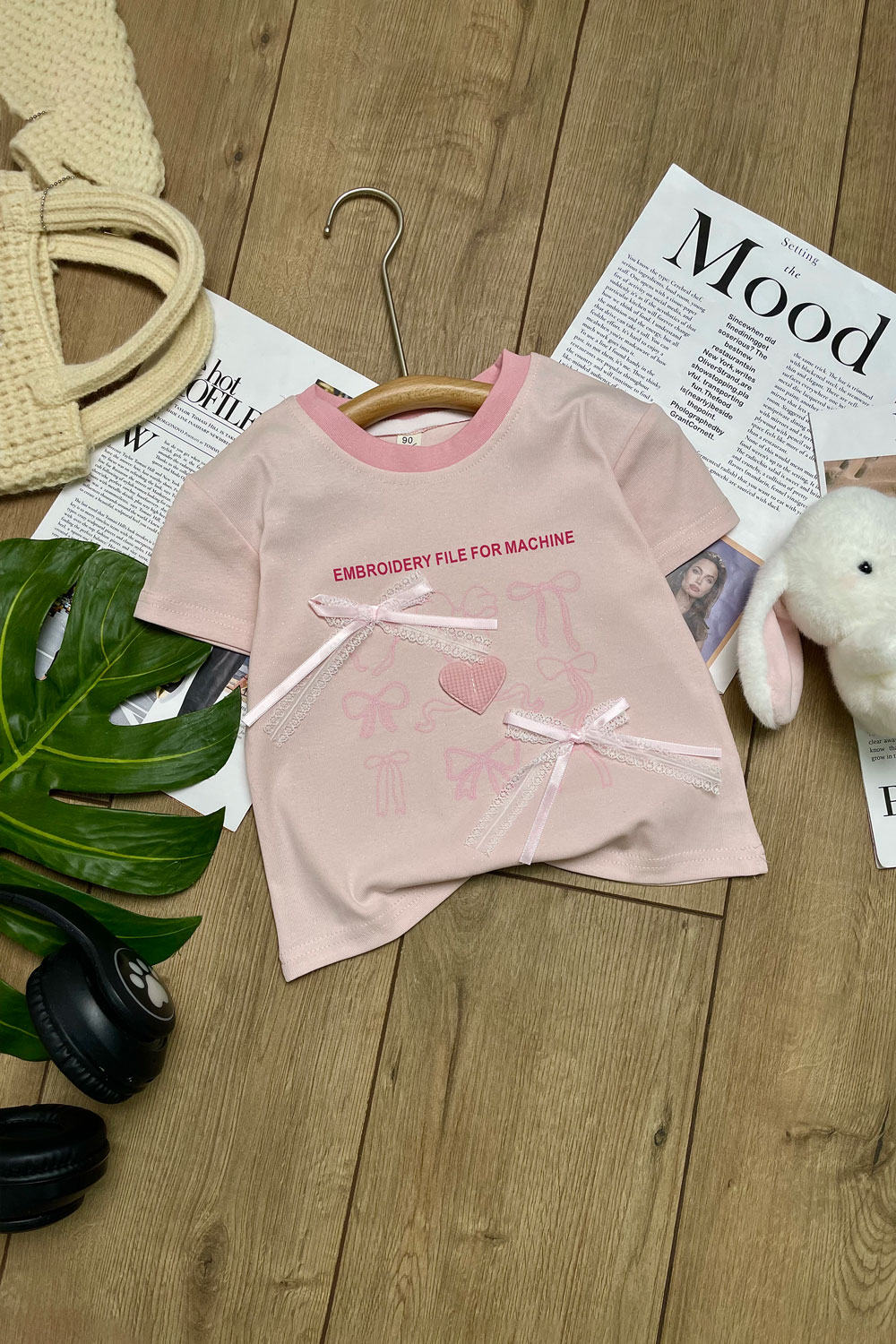 Футболка для девочек 2ОЧ детская одежда оптом Томико